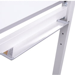 Доска-флипчарт магнитно-маркерная НА СТЕНДЕ БРАУБЕРГ 2-сторонняя (90х120 см) / BRAUBERG