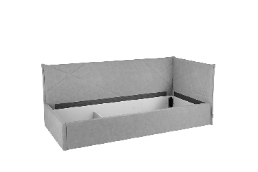 Односпальная кровать с подъемным механизмом Бест (Тахта) КМ.Т-15 нежно-розовый (велюр) / КМ.T-15