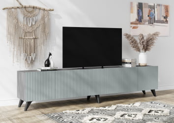 ТВ тумба СКАНДИ БЕЛЫЙ/БЕЛЫЙ ГЛЯНЕЦ