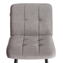 Барный стул Медео/Медео велюр, серый, 29, 45х56х113 см / Medeo/Медео