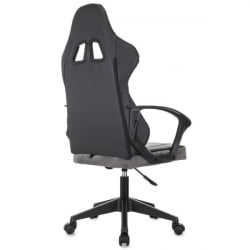 Кресло компьютерное БРАБИКС Форсер ГМ-127, 2 подушки, экокожа/велюр, черное/серое / BRABIX Forcer GM-127,