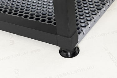 Тумба для обуви Краш ЛМН-13 черный муар/дуб крафт золотой / LMN-13