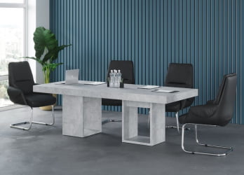 Стол для переговоров Б-ТОНЕ БТН36170033 Бетон светлый / B-TONE BTN36170033