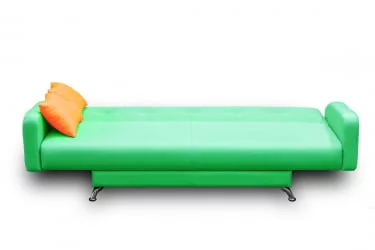 Диван тканевый МАНГО 3 (2 категория) Зеленый Оранжевый / MANGO