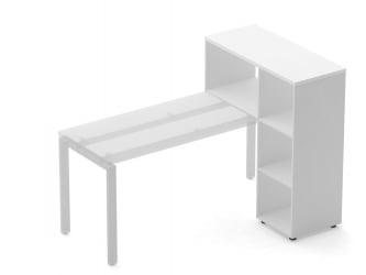 Стеллаж к столу Дека 9.06.10 Белый / Deka