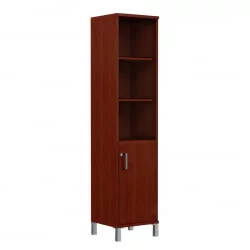 Стеллаж стекло в раме В431.3 Л/Р Бургунди / L/R