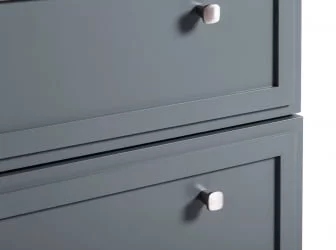 Комод 3 ящика Нортон (К) Серый / Norton