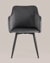 Стул Ника вращающийся велюр Серый