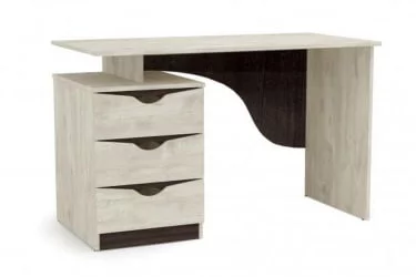 Стол письменный Лючия 33.23 Бетон пайн белый Венге