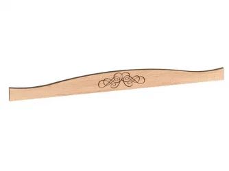 Карниз АДЕЛЕ 52 Дуб Сонома/Орех шоколадный (спальня) / ADELE