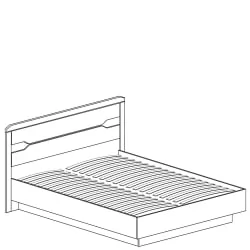 Кровать двойная 1400 Ронда 328