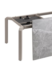 Стол обеденный Варден раскладной 180-240х90 см керамика серый / Varden