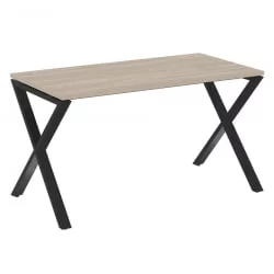 Стол рабочий ЛОФТ ВР.Л-СРКС-3.7 Металл черный Дуб Аттик / LOFT VR.L-SRX-3.7