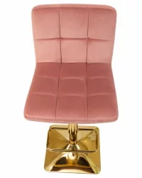 Стул барный ДОБРИН ГОЛДИЕ Пудрово-розовый велюр МДЖ9-32 / DOBRIN GOLDIE MJ9-32