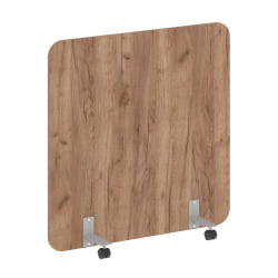 Перегородка на металлических опорах, на роликах Р-лине ДП.Р-120-120 Дуб Табак / R-line DP.R-120-120