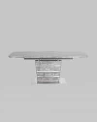 Обеденный стол Гамбург раскладной 160-200кс90 Серый / 160-200x90