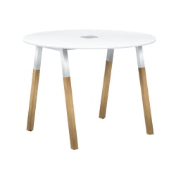 Конференц-стол Форта ФРСТ 1020 Белый премиум Дуб Гамильтон / Forta FRST