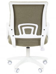 Детское кресло CХАИРМАН ТИН (КИДС) 103 белый пластик БАРНИ (БАРНИ) Оливка / CHAIRMAN (KIDS) (BARNI)