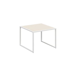 Столик малый Некст НЛТ.СМ Акация Лорка/Металл Белый 600*600*430 / Next NLT.SM