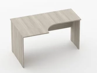 Стол угловой Твин 12.14.14Л Дуб Сантана светлый / Twin