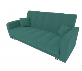 Диван Сидней Книжка (Берхоусе) Цвет фасада: Азур Велюто 44; Тип: Прямой; Материал фасада: Металл/Велюр / (Berhouse)