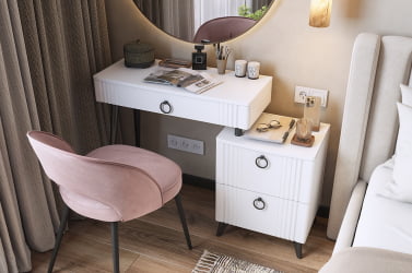 Туалетный столик (без зеркала) Ева ТС-01 / TS-01