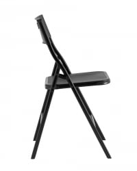 Комплект раскладного стола и стульев Кейт черный