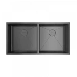 Мойка Омоикири Таки 86-2-Гм Нерж.Сталь/Вороненая Сталь / Omoikiri Taki 86-2-Gm