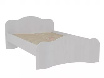 Кровать Фант двойная 1400кс2000 мм Ясень анкор светлый / 1400x2000