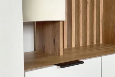 Прихожая Бери МПР-021 Дуб крафт золотой/белое дерево / MPR-021