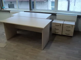 Тумба 3 ящика с замком Альфа 63.47Р Дуб кобург