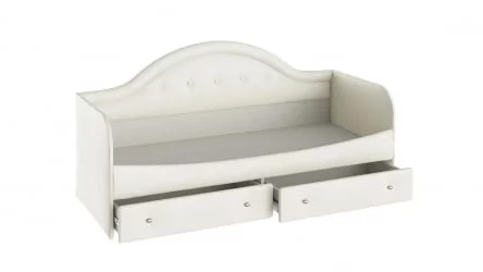 Кровать с мягкой спинкой Адель тип 1 Крем