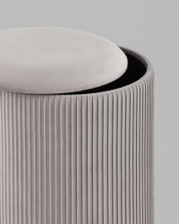 Пуф с ящиком Эркки С серый / S