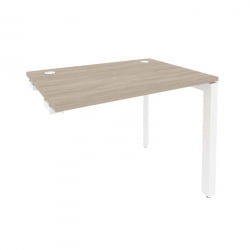 Стол-приставка на П-образном м/к к опорным элементам ОНИКС О.МП-СПР-1.7 Дуб Аттик/Белый / ONIX O.MP-SPR-1.7
