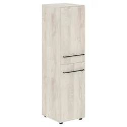 Шкаф колонка с 2-мя глухими малыми дверьми ЛОФТИС ЛМC 40.4 Сосна Эдмонт / LOFTIS LMC