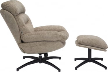 Кресло-реклайнер Еверпроф Киви Ткань Бежевый / Everprof Kiwi