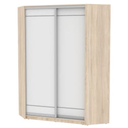 Шкаф-купе ЙА-198х1250-5(ДСС-Белый-Д1Д1) / YA-198х1250-5(ДСС-Белый-D1D1)