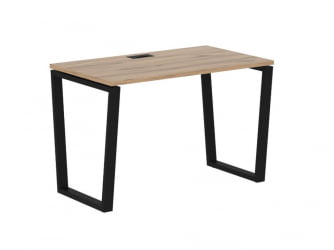 Стол письменный ЕДИС ЕВСТ 1167 Дуб Денвер светлый Черный / EDIS EVST