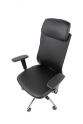 Офисное кресло CХАИРМАН 500 ЛЮКС (ЛУКС) ЭКО экокожа Черный / CHAIRMAN (LUX)