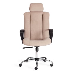 Кресло ОКСФОРД хром флок , бежевый, 7 / OXFORD