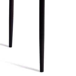 Стул ВЕРТЕР (мод. БC577-ДC) металл, флок, 41 х 52 х 95 см, Лигхт грей (светло-серый) ХЛР14 / черный / VERTER (mod. BC577-DC) Light grey HLR14