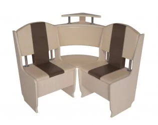 Кухонный уголок София КСЛ Дуб млечный / XL