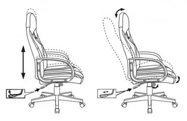Геймерское кресло Бюрократ ЗОМБИЕ РУННЕР Черный-зеленый / ZOMBIE RUNNER