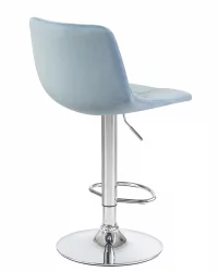 Стул барный ДОБРИН ТАИЛОР Пудрово-голубой велюр МДЖ9-74 / DOBRIN TAILOR MJ9-74