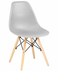 Стул обеденный ДОБРИН ДСВ Светло-серый ГР-01 / DOBRIN DSW GR-01