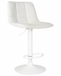 Барный стул ДОБРИН ТАИЛОР ВХИТЕ Белый ПУ / DOBRIN TAILOR WHITE PU