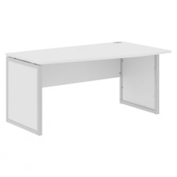 Стол письменный правый КСТЕН-КП КСКПCТ 169 Р Белый Серый / XTEN-QP XQPCT R