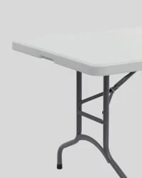 Раскладной стол Кейт 240 чемодан Белый