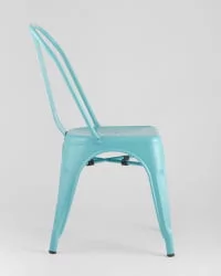 Стул ТОЛИКС с высокой спинкой Голубой матовый / TOLIX