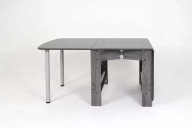 Раскладной стол Оригами Ясень черный